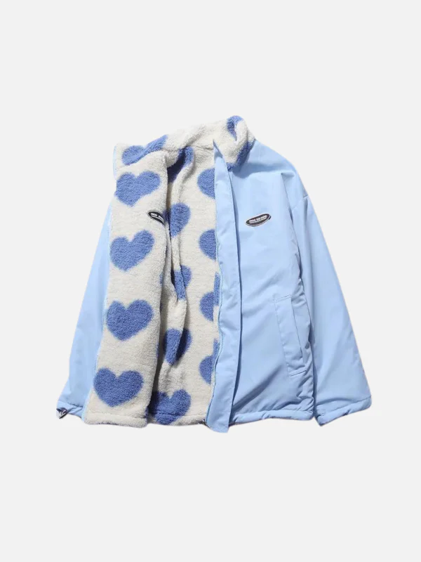 Damenjacke mit Herzprint – Vielseitige Jacke für den Alltag und besondere Anlässe - Image 7