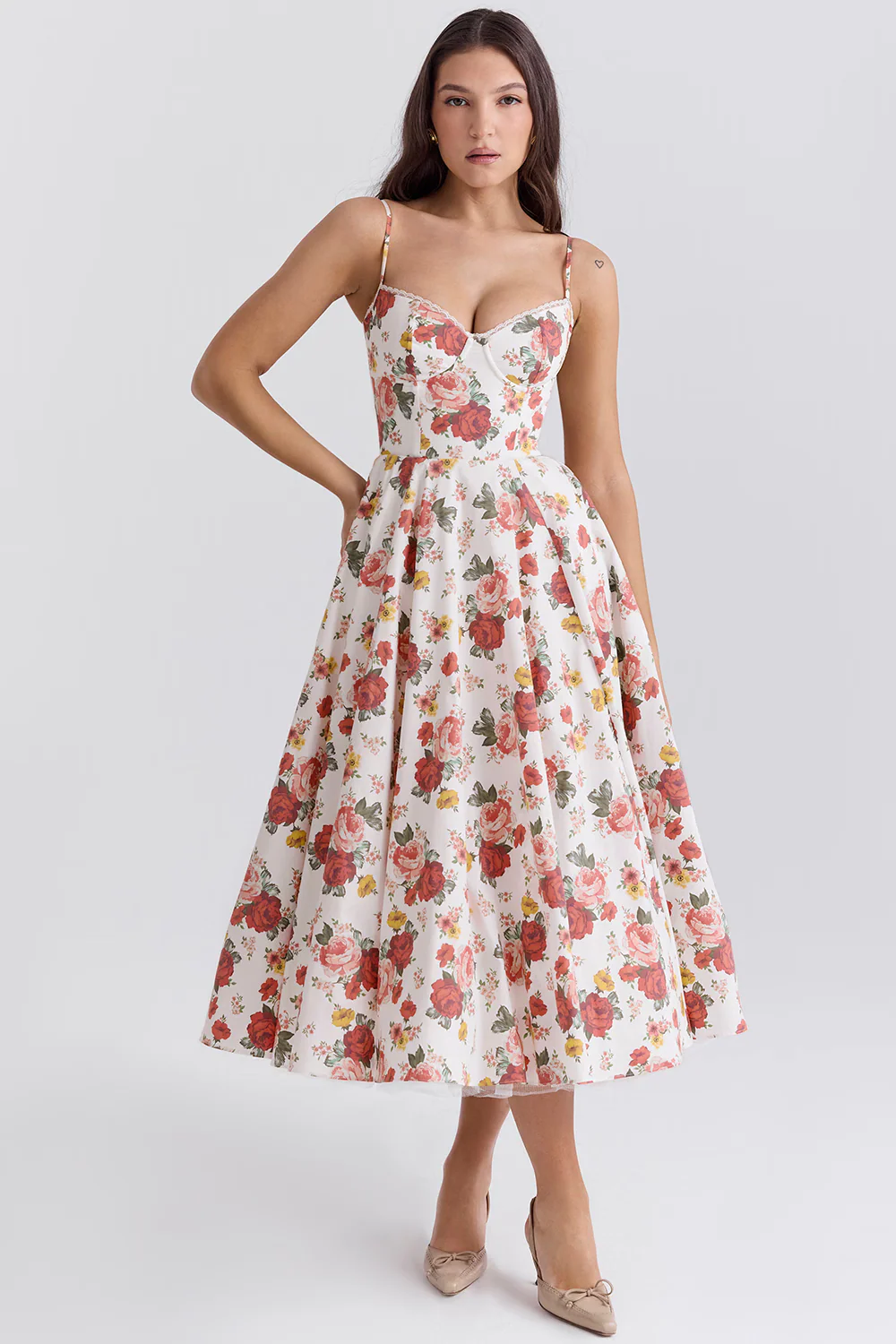 Damenkleid | A-Linie Rock und Korsettoberteil - Image 15
