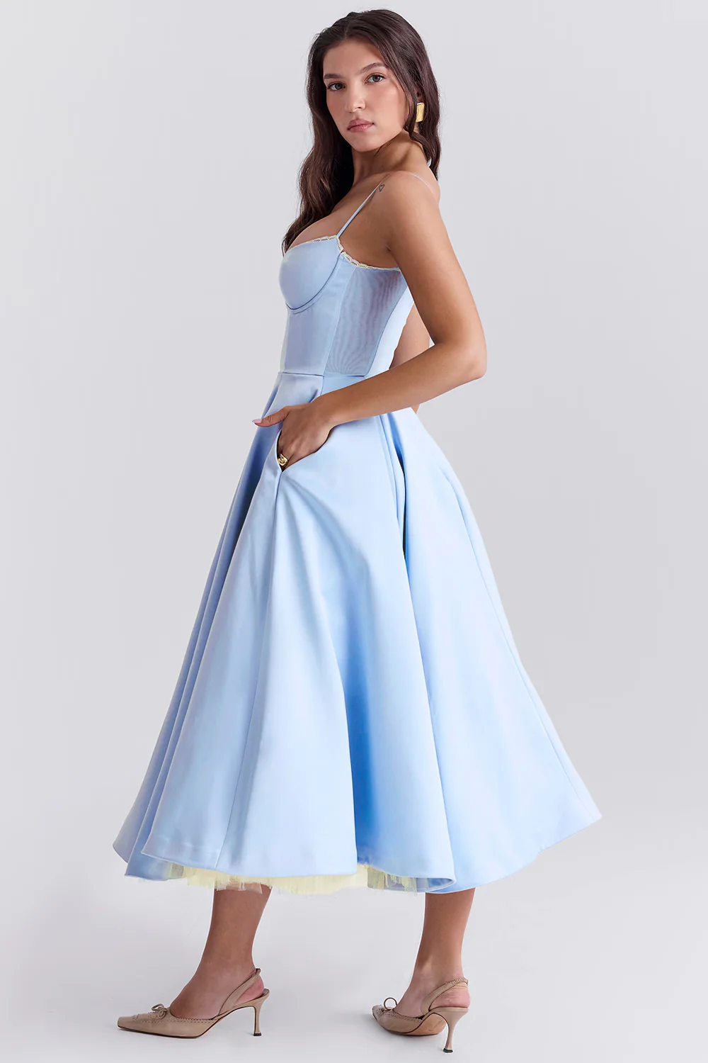 Damenkleid | A-Linie Rock und Korsettoberteil - Image 2