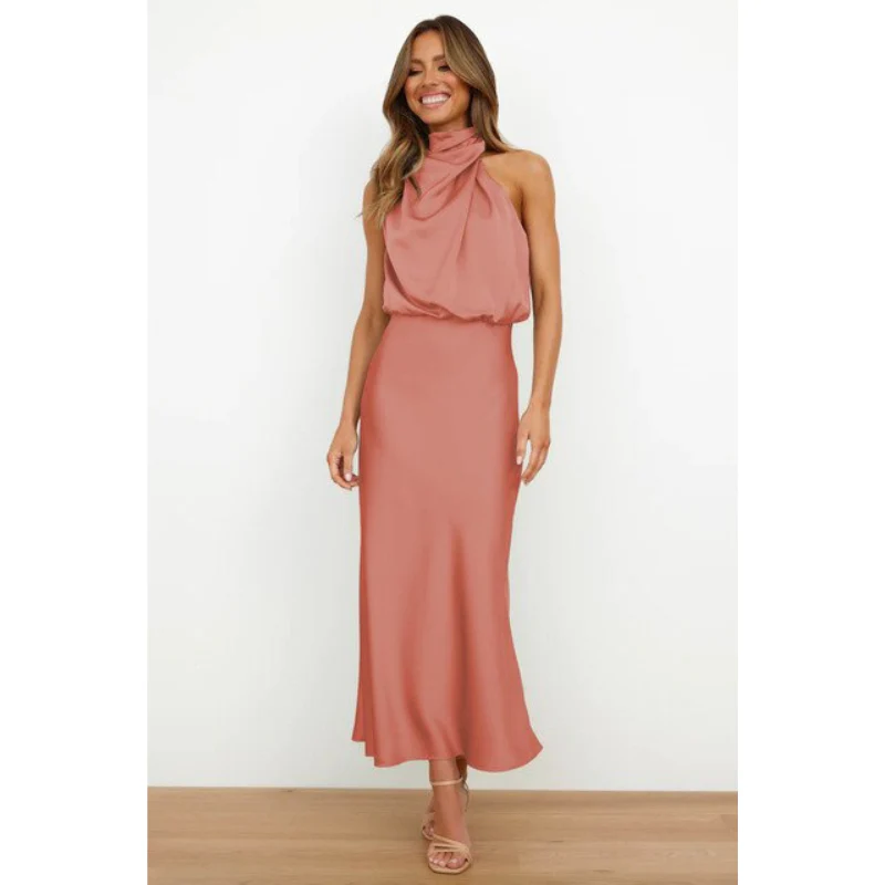 Damenkleid mit Halfterform | Midilänge - Image 4