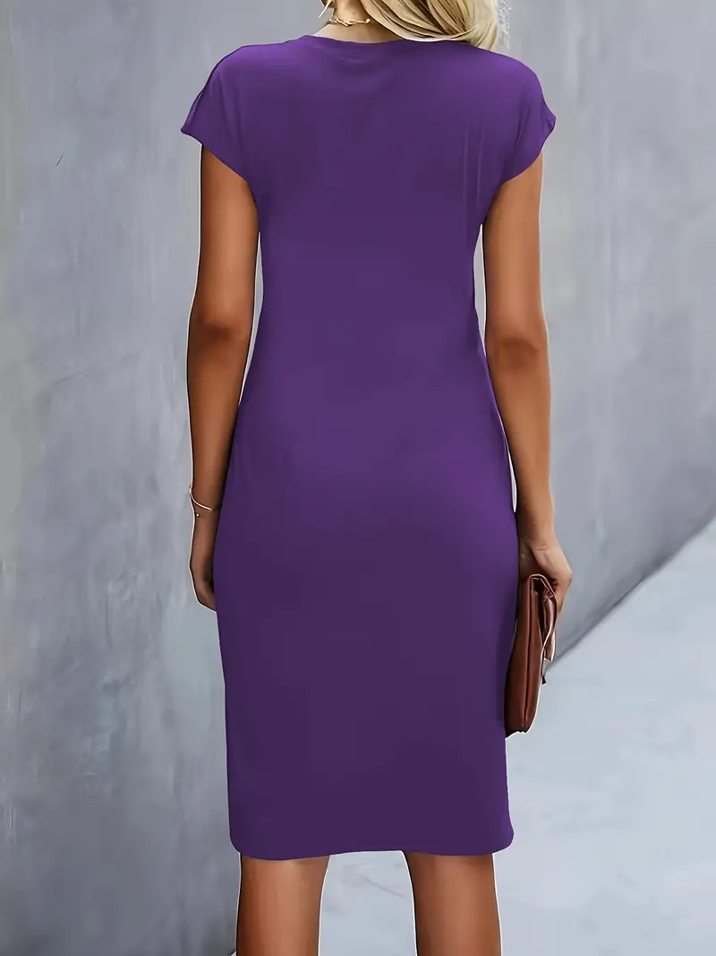 Damenkleid mit Rundhalsausschnitt – Elegantes Sommerkleid für Alltag & Besondere Anlässe - Image 13