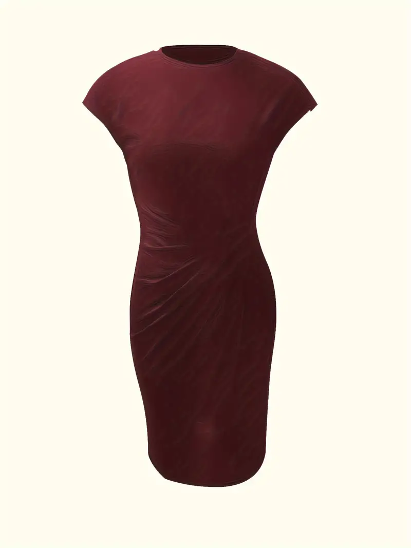 Damenkleid mit Rundhalsausschnitt – Elegantes Sommerkleid für Alltag & Besondere Anlässe - Image 16