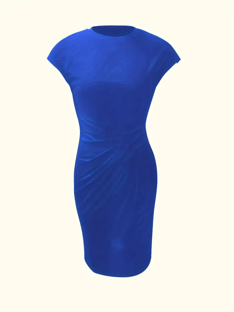 Damenkleid mit Rundhalsausschnitt – Elegantes Sommerkleid für Alltag & Besondere Anlässe - Image 6