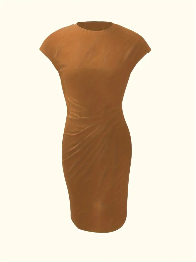 Damenkleid mit Rundhalsausschnitt – Elegantes Sommerkleid für Alltag & Besondere Anlässe - Image 8