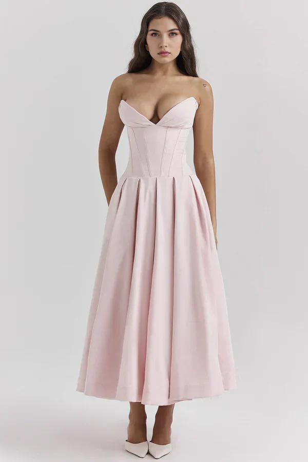 Damenkleid | Trägerlose Ausführung und mittlere Länge - Image 16