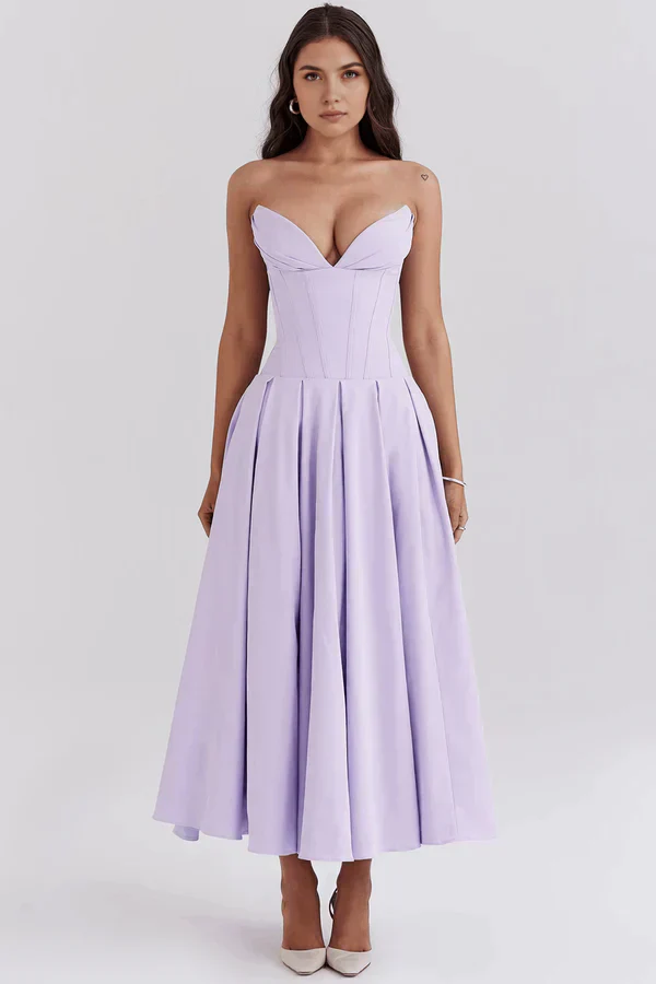 Damenkleid | Trägerlose Ausführung und mittlere Länge - Image 17