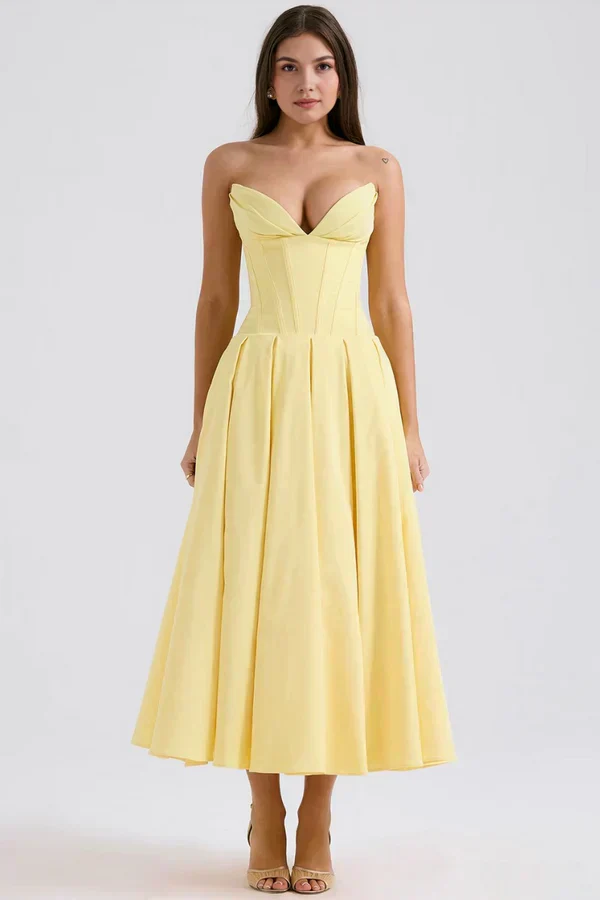 Damenkleid | Trägerlose Ausführung und mittlere Länge - Image 18
