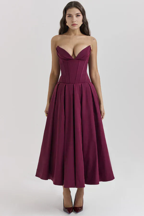 Damenkleid | Trägerlose Ausführung und mittlere Länge - Image 20