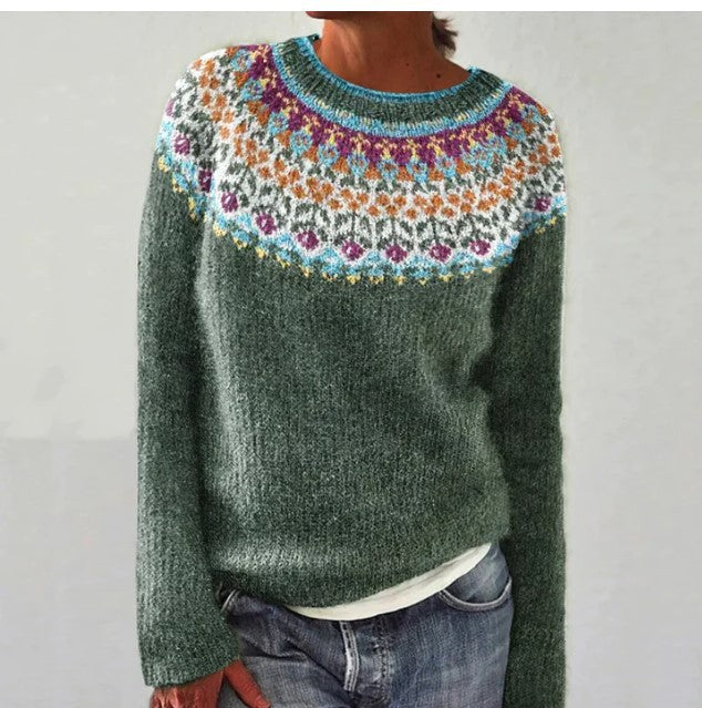 Damenpullover Winter Vintage Design – Weicher Strickpullover | DANIQUE - Image 5