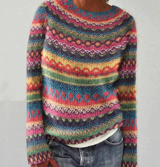Damenpullover Winter Vintage Design – Weicher Strickpullover | DANIQUE - Image 7