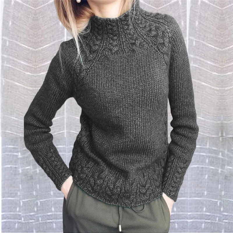 DAMES KABELSTRICKPULLOVER | ELEGANTER WARMER STIL - Image 3