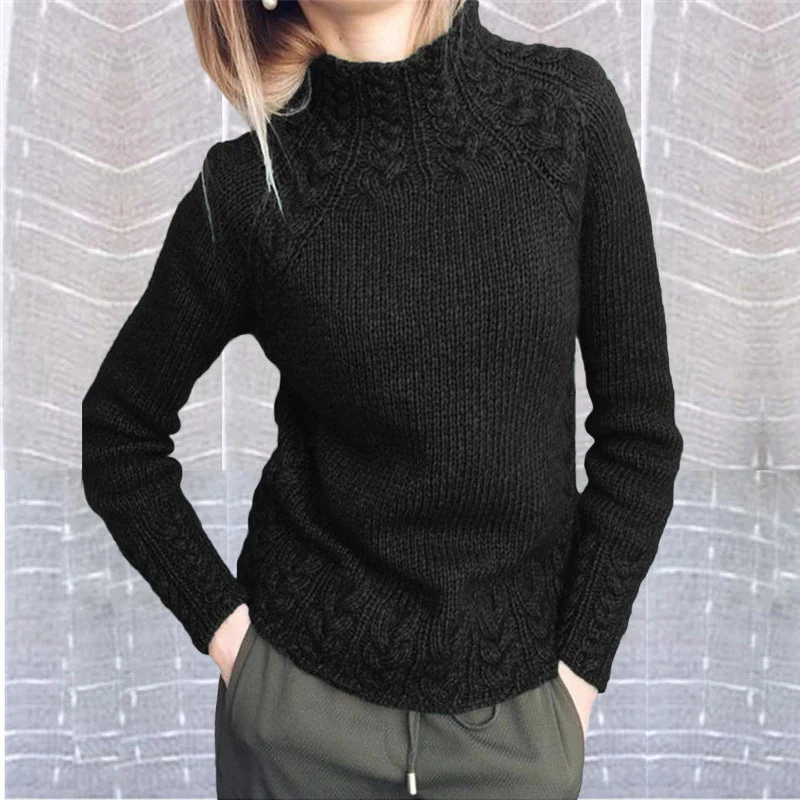 DAMES KABELSTRICKPULLOVER | ELEGANTER WARMER STIL - Image 4
