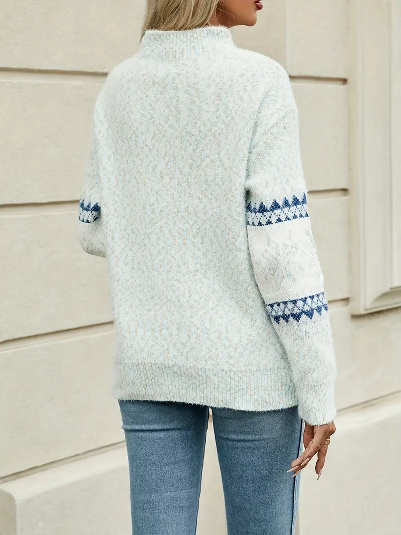 DAMPULLOVER MIT ISLÄNDISCHEN MUSTERN | ELEGANTER, WARMER STIL - Image 3