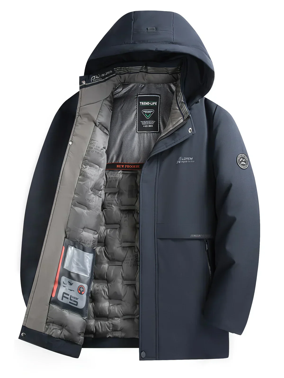 Daniel – Funktionaler Winterparka mit Kapuze für Herren - Image 11
