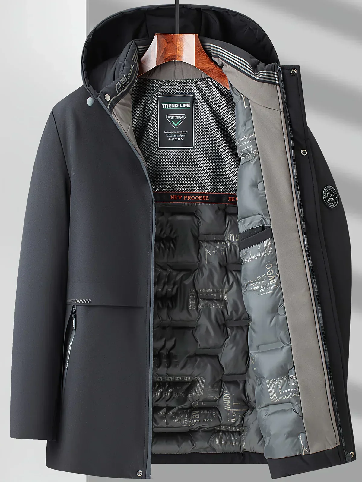 Daniel – Funktionaler Winterparka mit Kapuze für Herren - Image 5