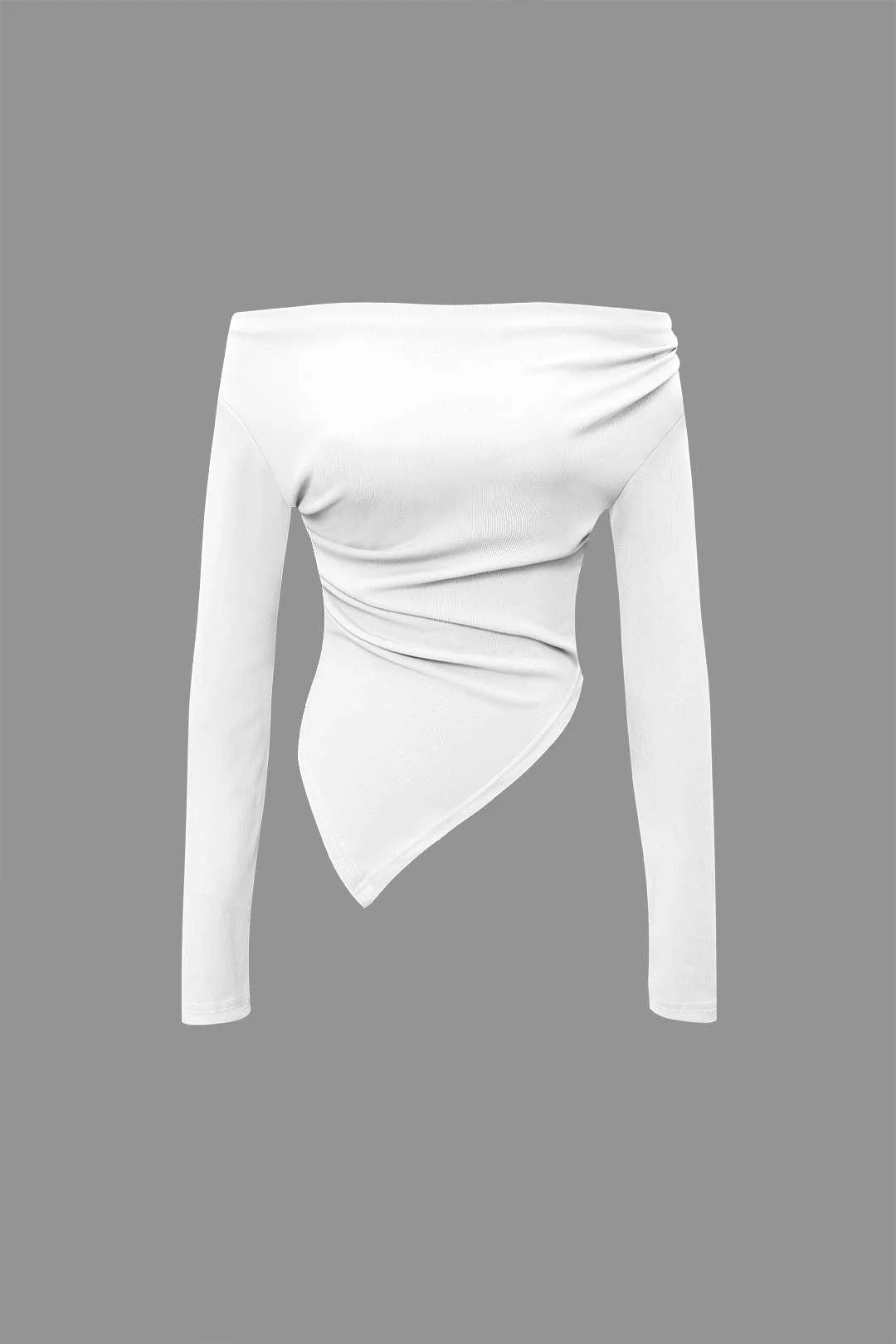 Daniela | Elegantes Zweiteiler-Set mit Asymmetrischem Oberteil & Weiten Hosen - Image 12