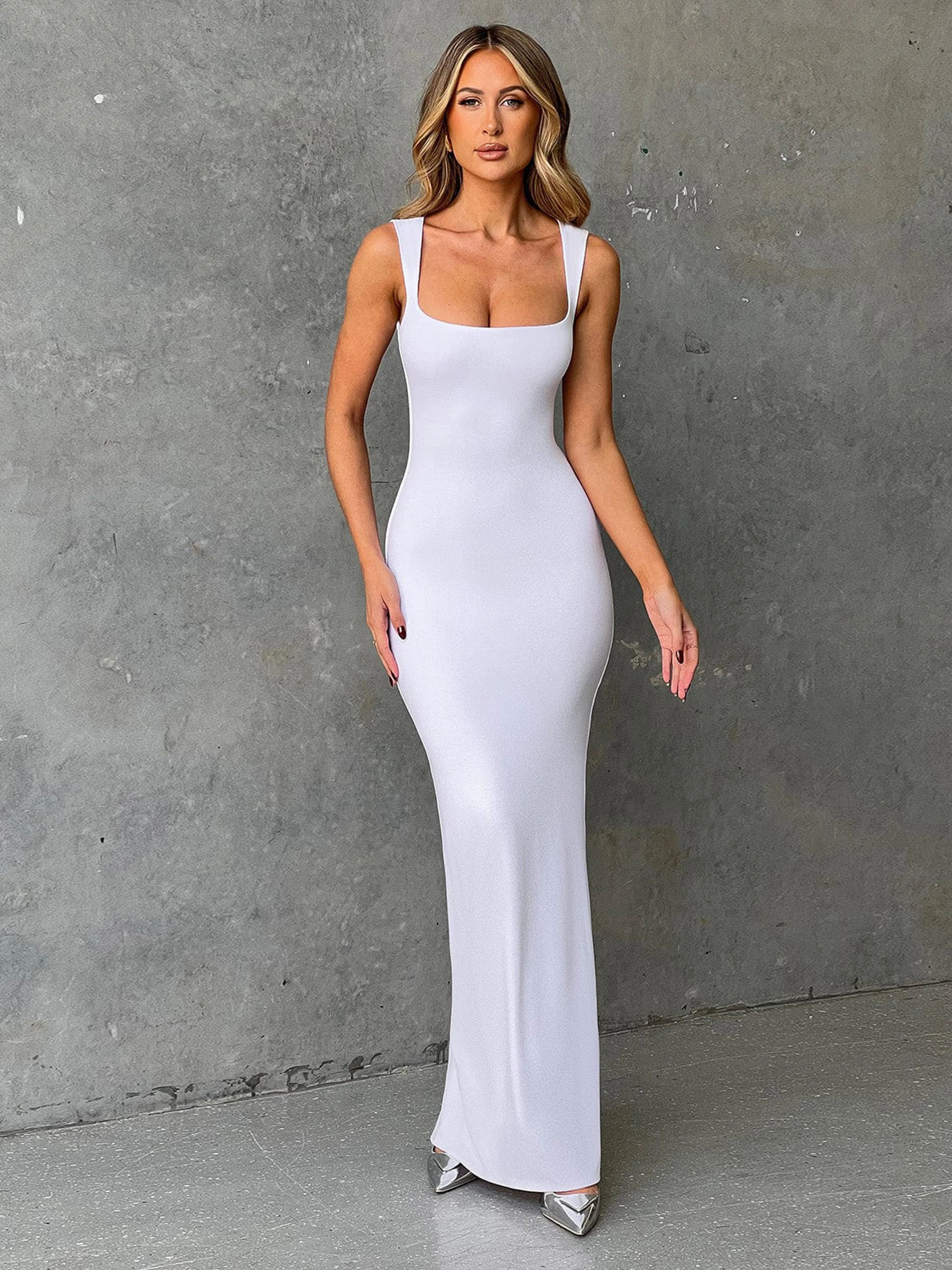 Danielle | Butterweiches Heftklammer-Maxikleid - Image 4
