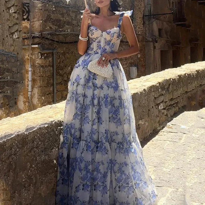 Danika | Elegantes Langes Kleid mit Spitze - Image 4