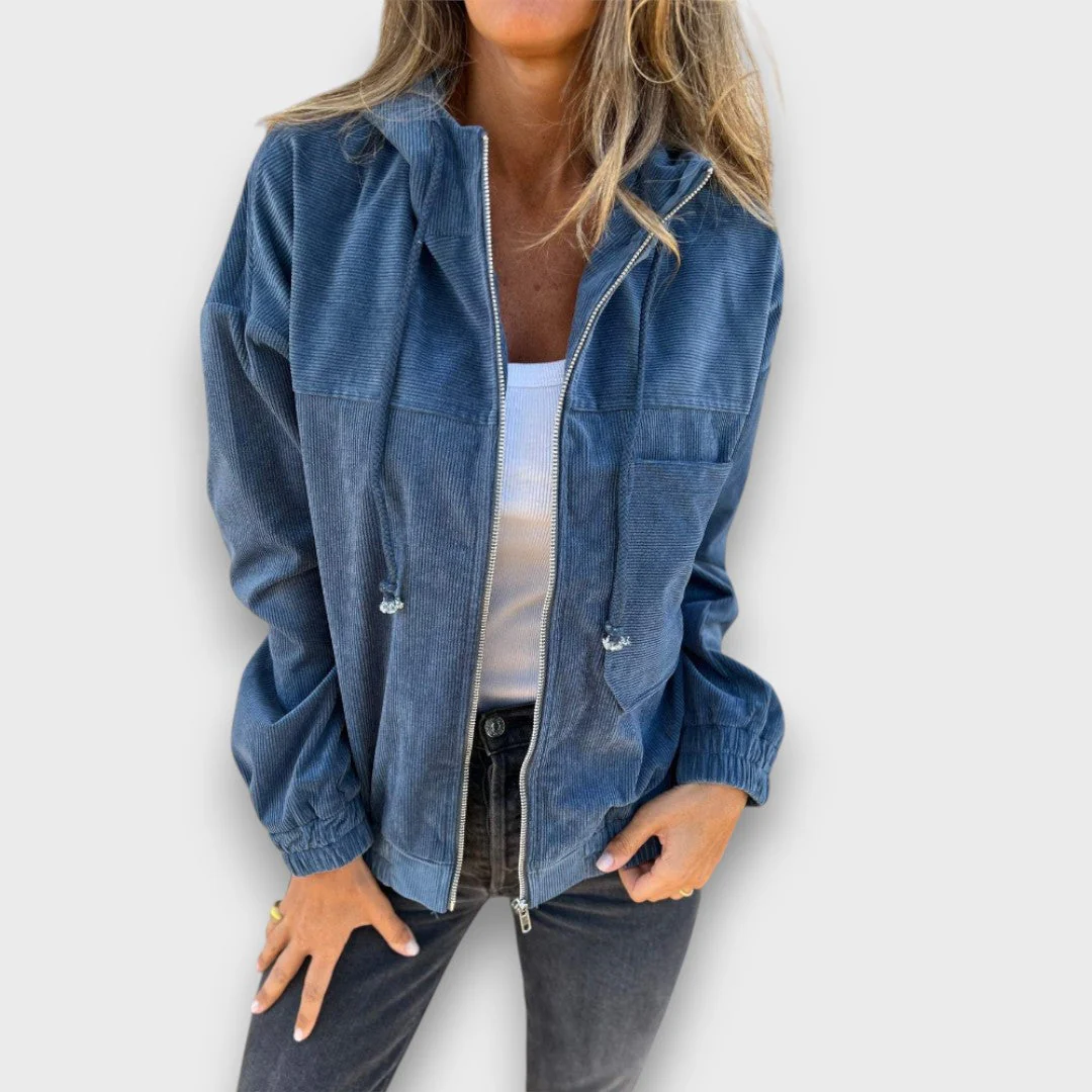 Danna – Cordjacke mit Kapuze und Retro-Charme - Image 5