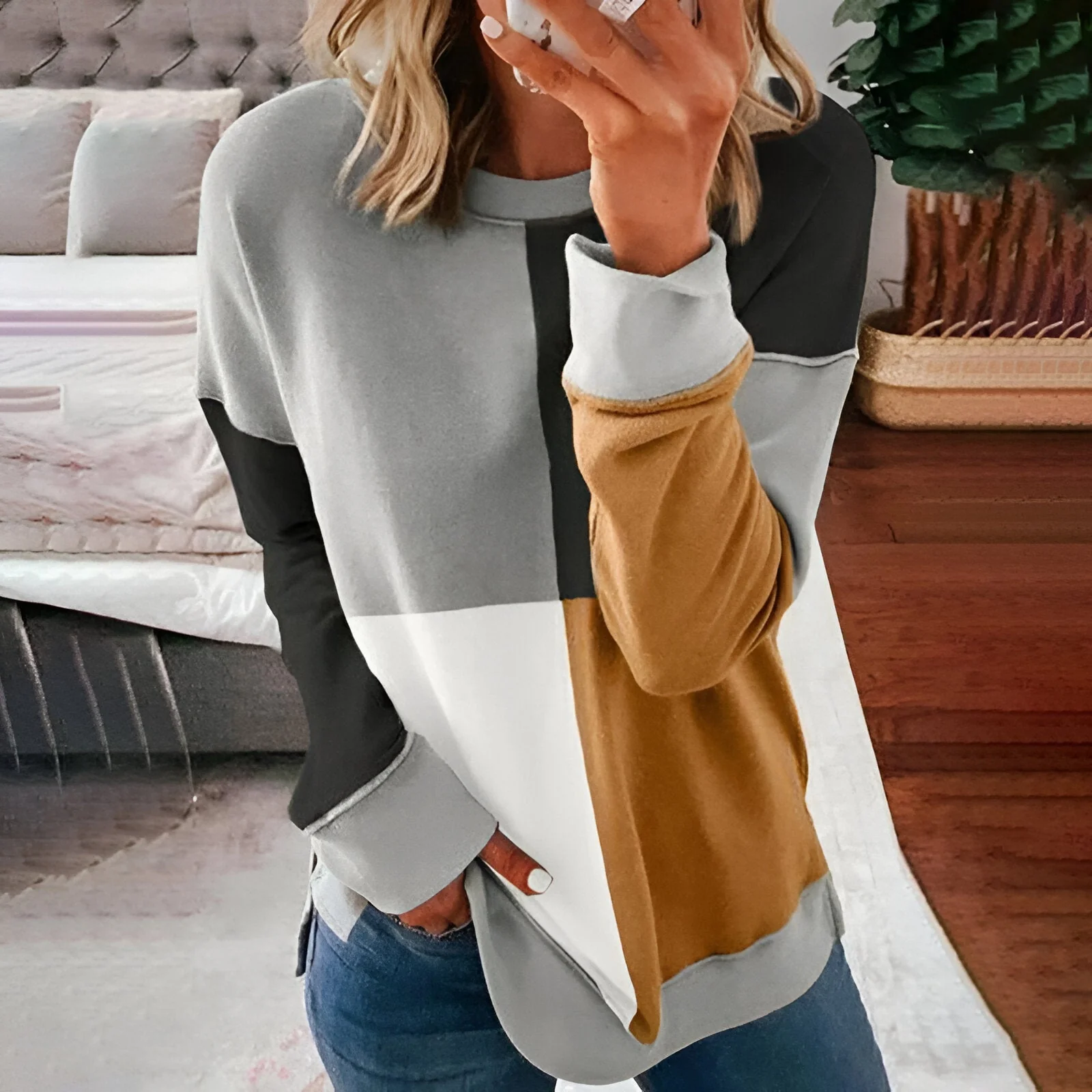 Daphne | Vibrantes Tie-Dye Langarm-Top (Saison 2) - Image 9