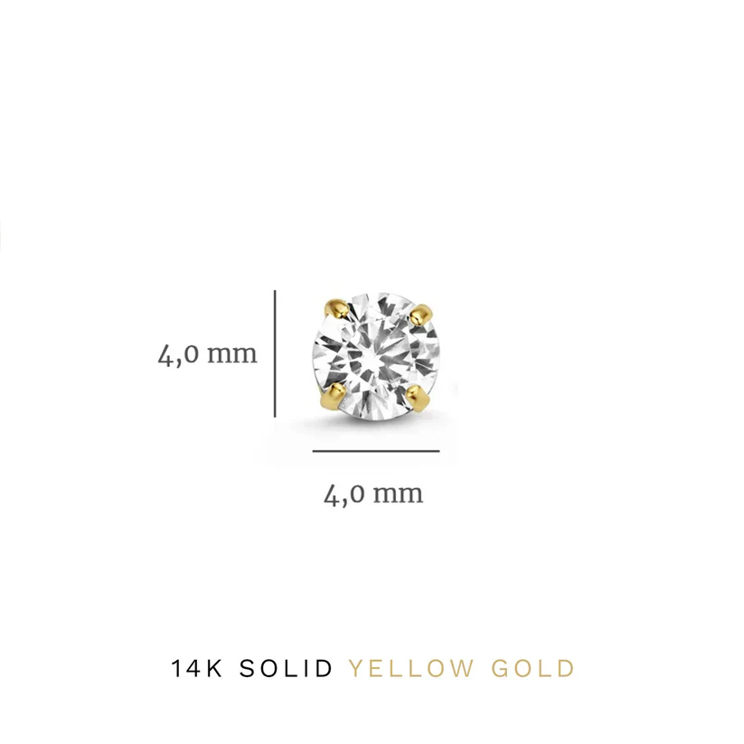 Dara Brillane Gold Earrings Set - Image 7