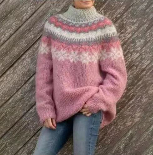 Daria | Hochwertiger Wollpullover mit nordischem Muster - Image 4