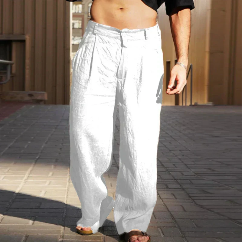 Dario | WEITE LEINENHOSE - Image 2