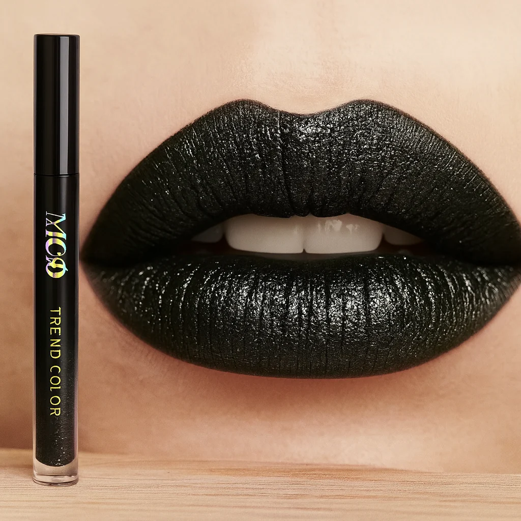 DarkGlam Lipgloss – Schwarzer Glanz-Lipgloss, langanhaltend & nicht klebrig - Image 3