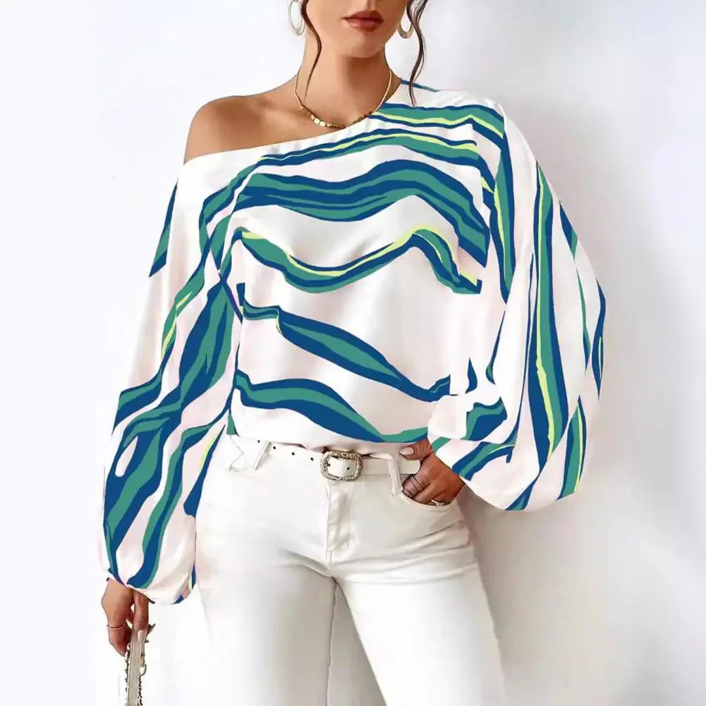 Dayana | Geometrisch bedruckte Bluse - Image 2