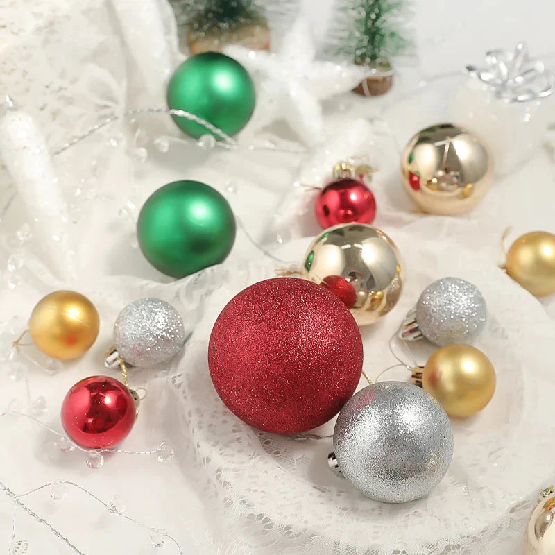 Dekorative Kugeln | Baumschmuck-Set für die Weihnachtsdekoration - Image 3