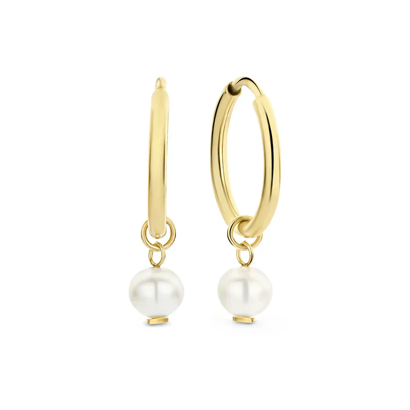 Delia Crest Earrings | Gold - Image 2
