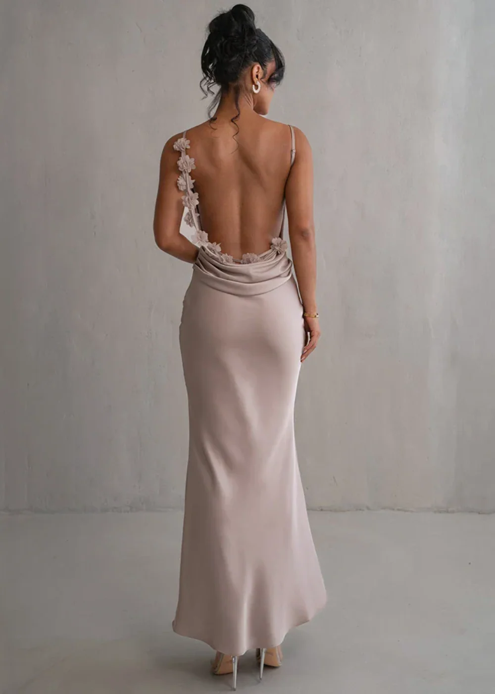 Delilah | Floral Back Maxikleid - Image 7