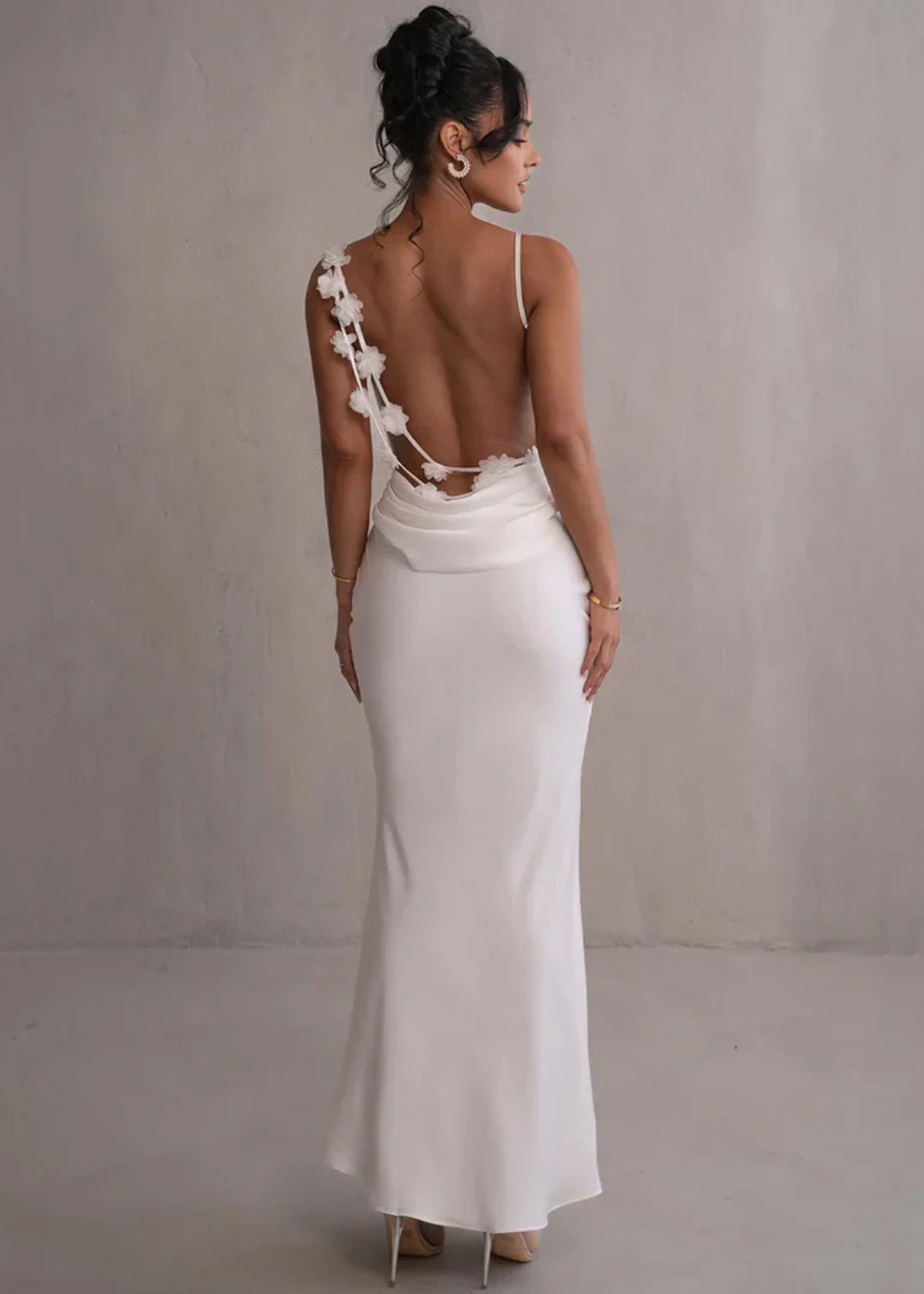 Delilah | Floral Back Maxikleid - Image 8