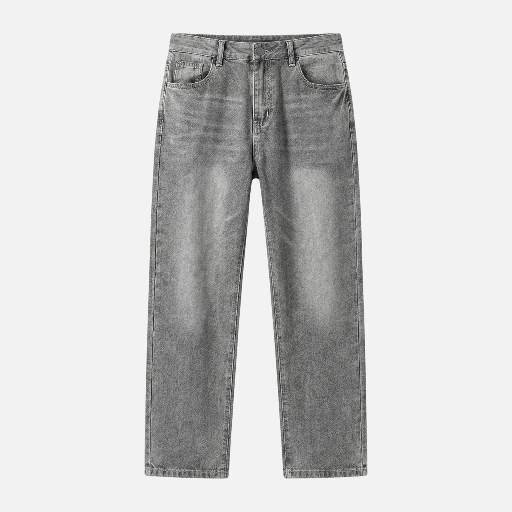 Jonas | Herren Denim-Jeans Gerades Bein Lässliche Waschung – Straight Leg Jeans Herren - Image 5