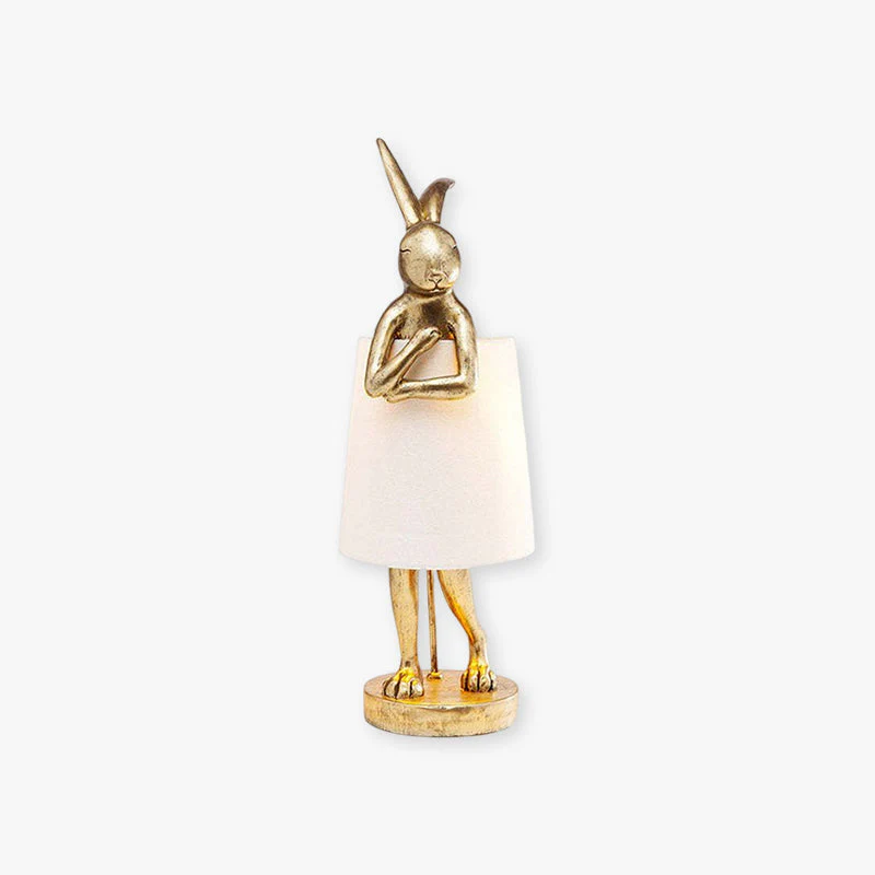 Design Tischlampe „Goldenes Kaninchen“ – Stilvolle Deko & Stimmungslicht - Image 2