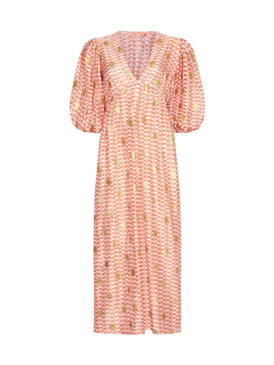 Desiree | Bedrucktes Kleid mit Manschetten - Image 4