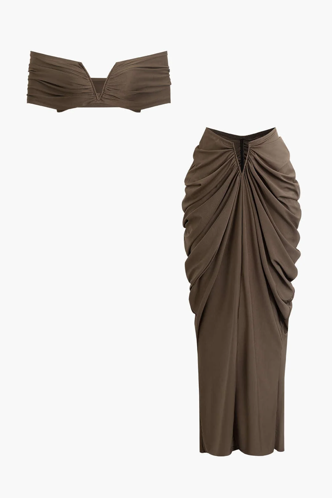 Desiree | Elegantes Off-Shoulder-Set mit Drapierung - Image 34