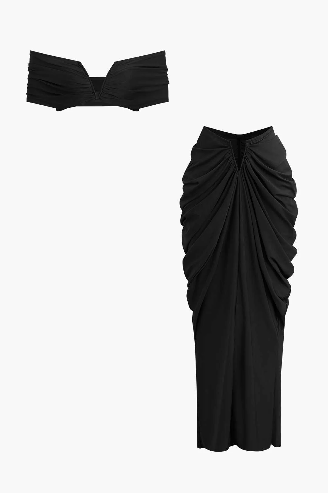 Desiree | Elegantes Off-Shoulder-Set mit Drapierung - Image 35