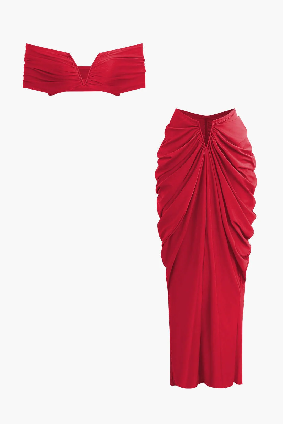 Desiree | Elegantes Off-Shoulder-Set mit Drapierung - Image 36