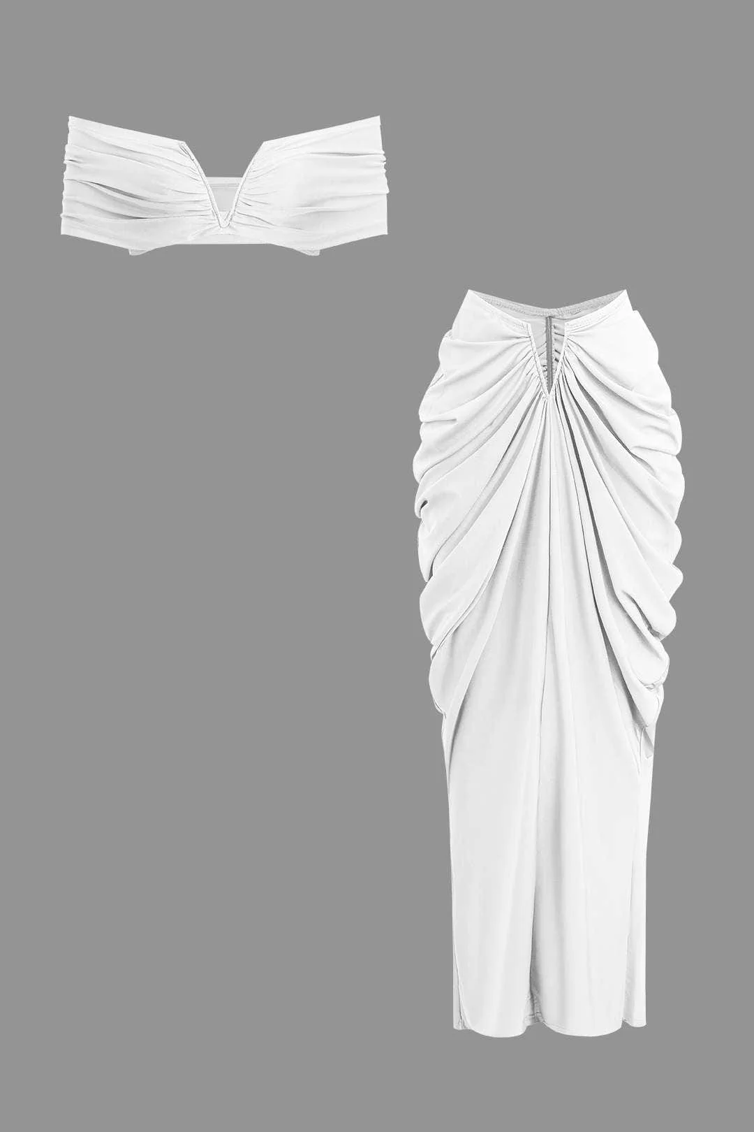 Desiree | Elegantes Off-Shoulder-Set mit Drapierung - Image 37
