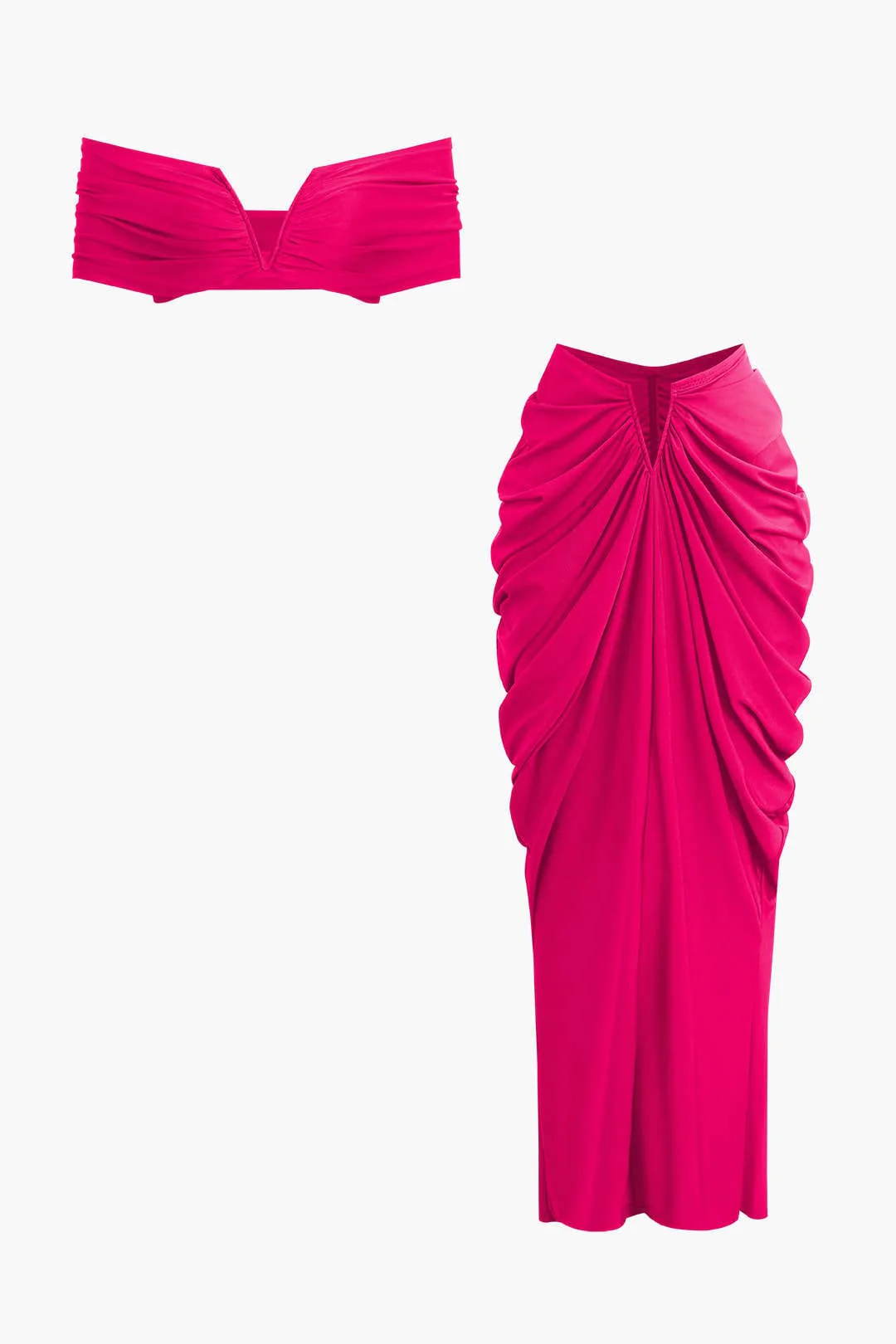 Desiree | Elegantes Off-Shoulder-Set mit Drapierung - Image 38