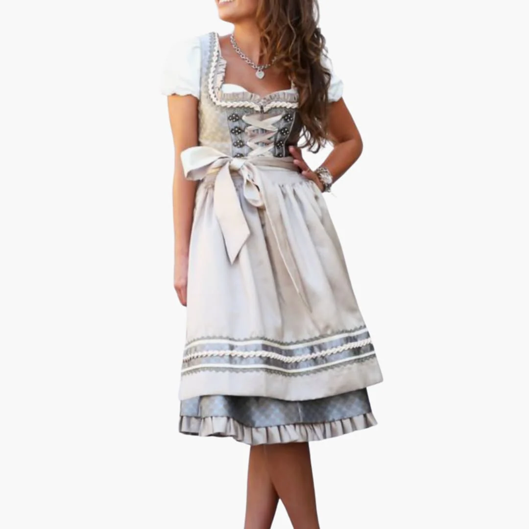 Detailiertes Dirndl kleid für Damen - Oktoberfest 2025 - Image 2