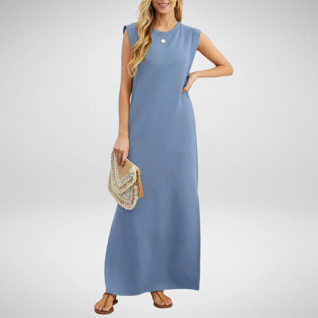 Diana | Ärmelloses Maxikleid für elegante Anlässe - Image 3