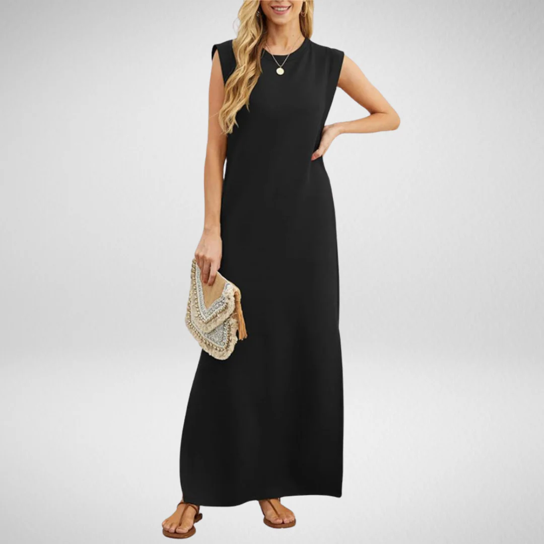 Diana | Ärmelloses Maxikleid für elegante Anlässe - Image 4