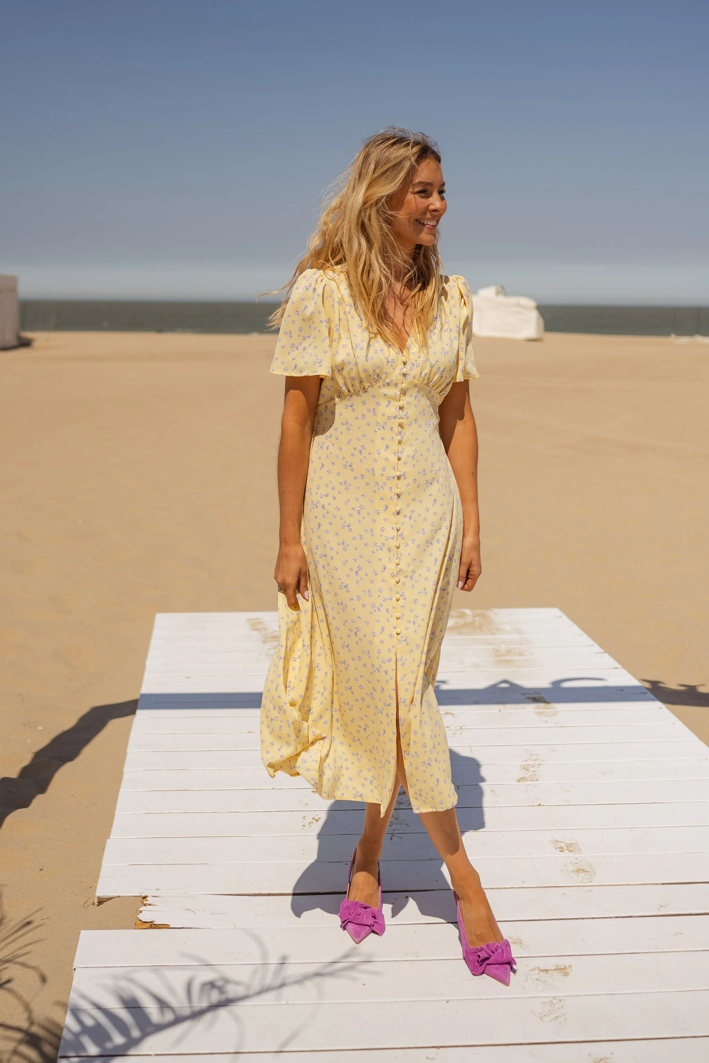 Diana™ | Das Geblümtes Sommer Midikleid - Image 4