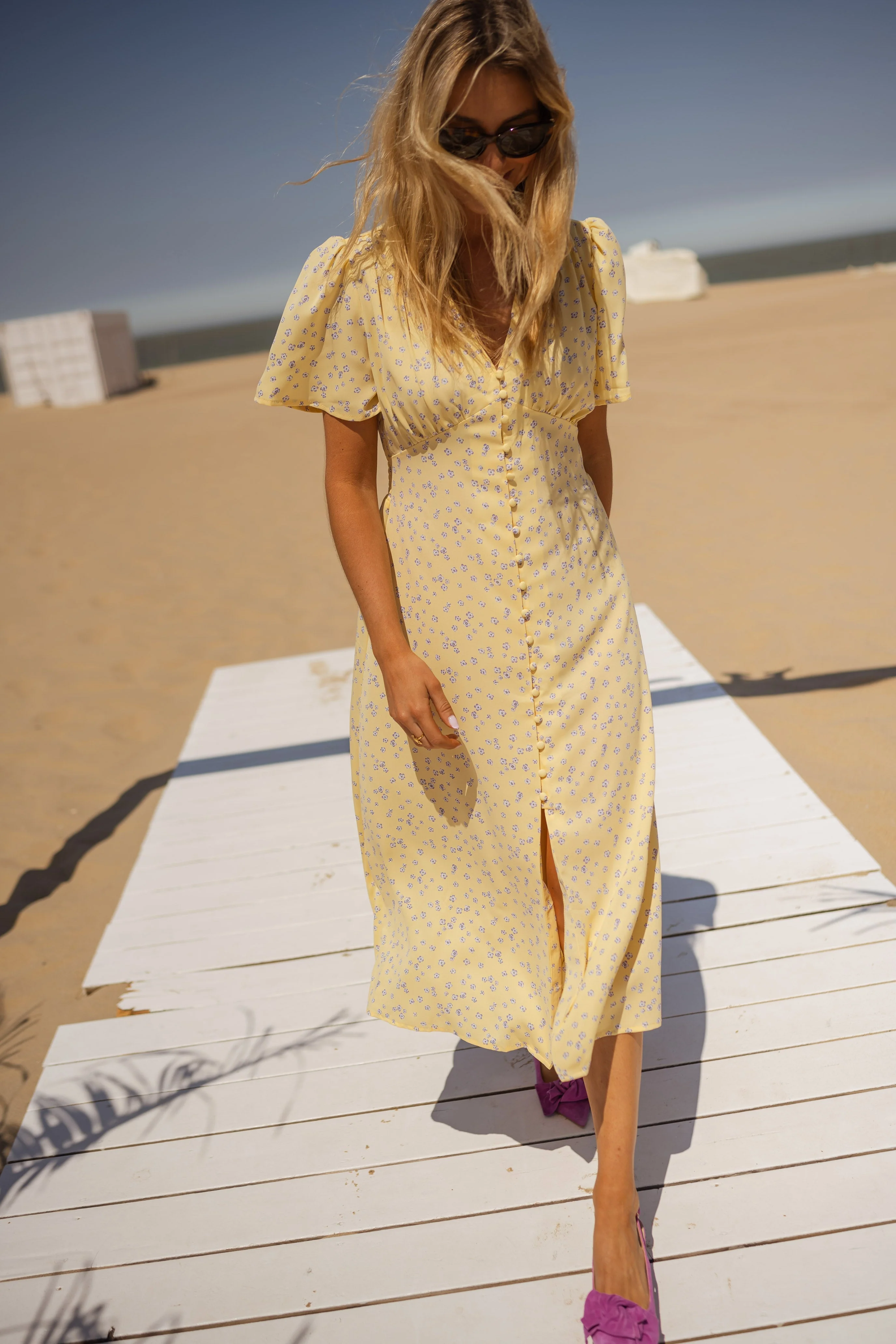 Diana™ | Das Geblümtes Sommer Midikleid - Image 6