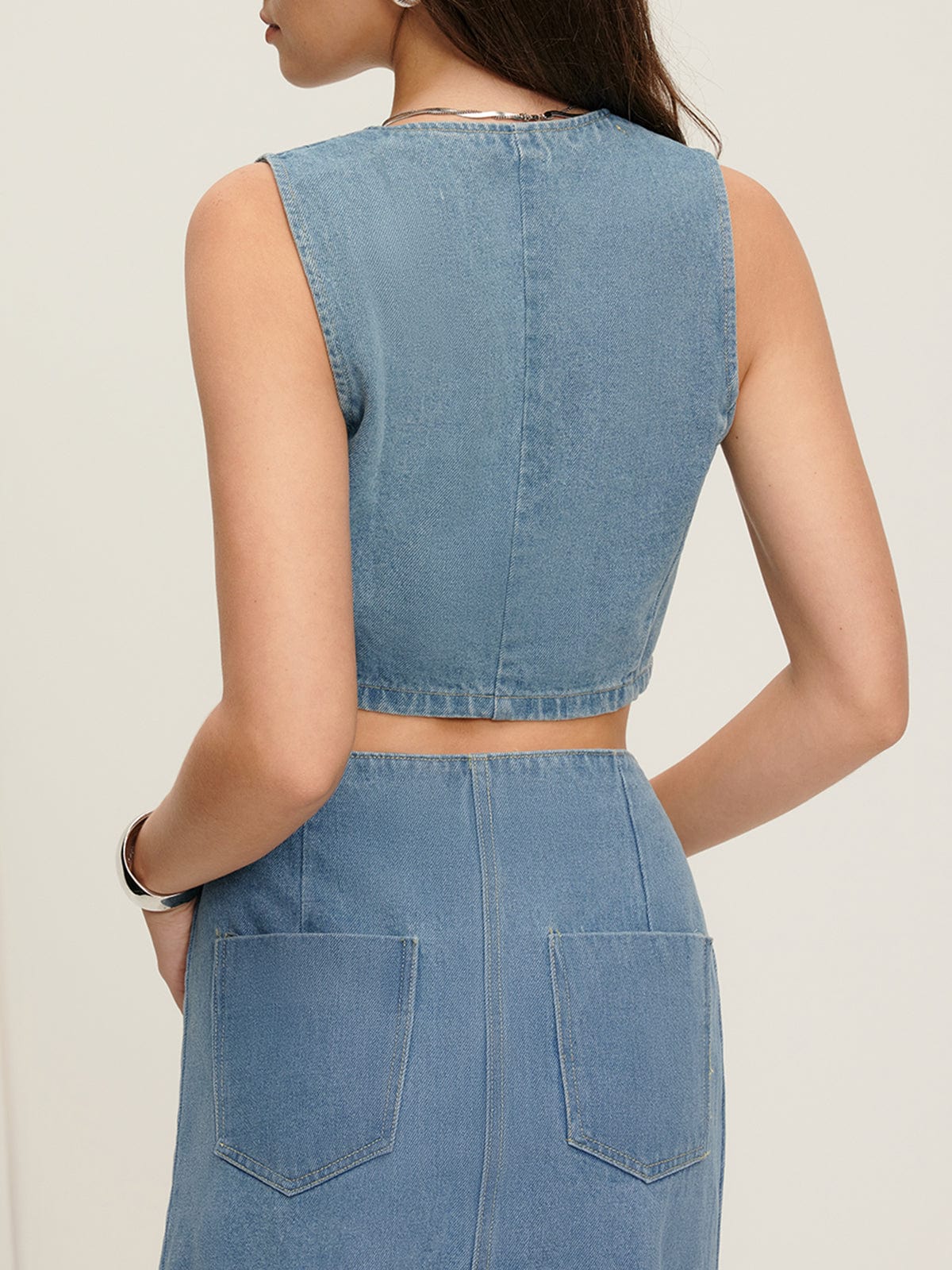 Diana | Denim-Zweiteiler – Lässiger Chic mit femininer Eleganz - Image 4