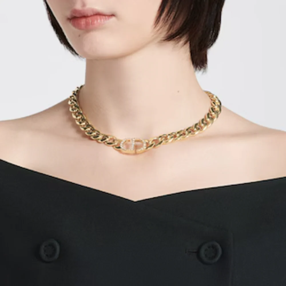 DIANA HALSKETTE DIAMANT - GOLD - Image 2