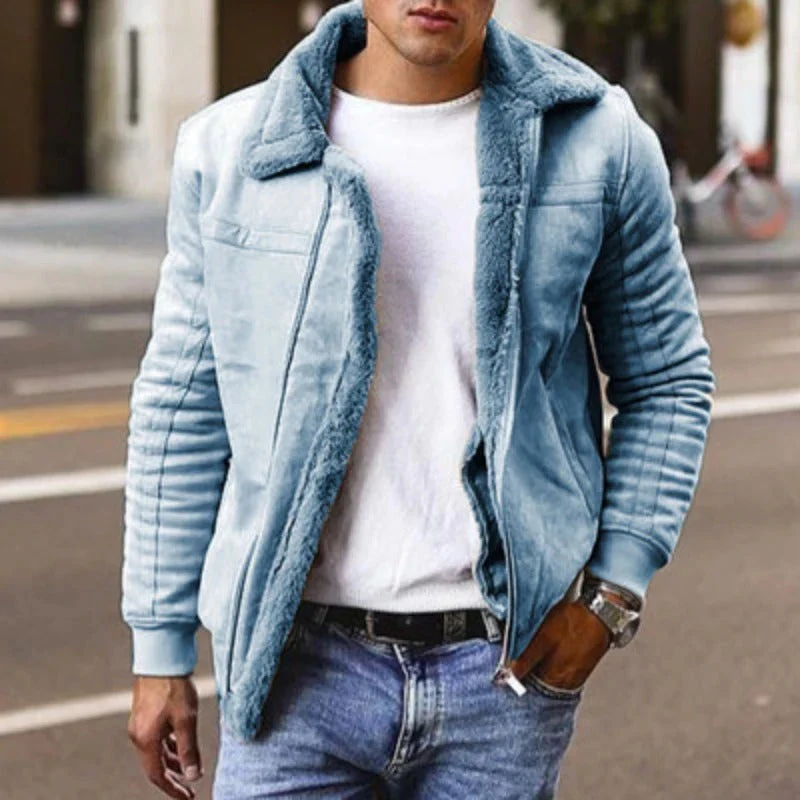 Dicke Jacke mit Reißverschluss für Herren - Image 2