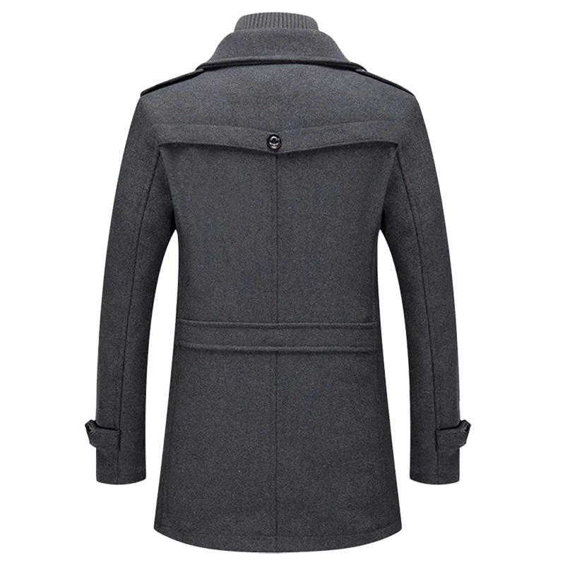 Diego – Herren Wolljacke Mit Stehkragen Und Reißverschluss - Image 6
